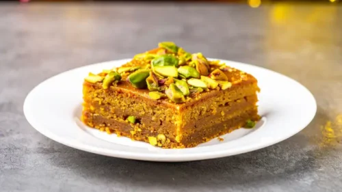 Ingredients of Basbousa | (arabic semolina cake)