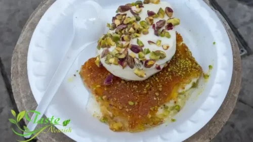  Kunafa with Mixed Nuts | How to Make This Golden Middle Eastern Delicacy at Home